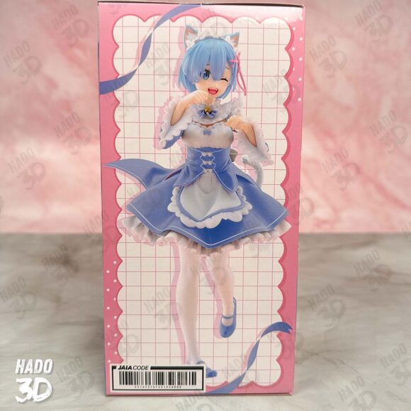 Re:Zero Cat Maid Rem Ear Maid Renewal Coreful Figure Ver New Taito Us Seller - Picture 3 of 6